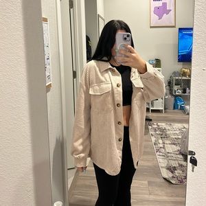 Button up corduroy jacket